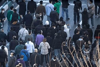 فیلم اعتراضات امروز تهران ۱۴۰۴