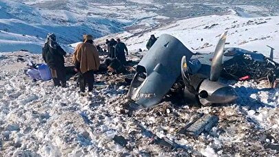 فوری/ سقوط یک پهپاد ناشناس در نزدیکی ایران + فیلم