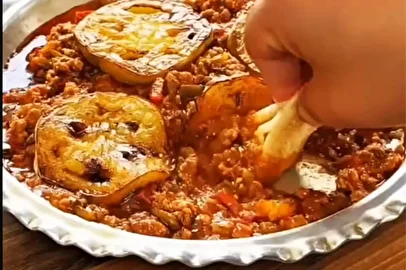 غذای لذیذ با گوشت و بادمجان مناسب فصل زمستان+ فیلم