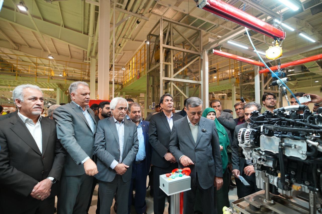 افتتاح خط تولید موتور‌های جدید در کرمان موتور