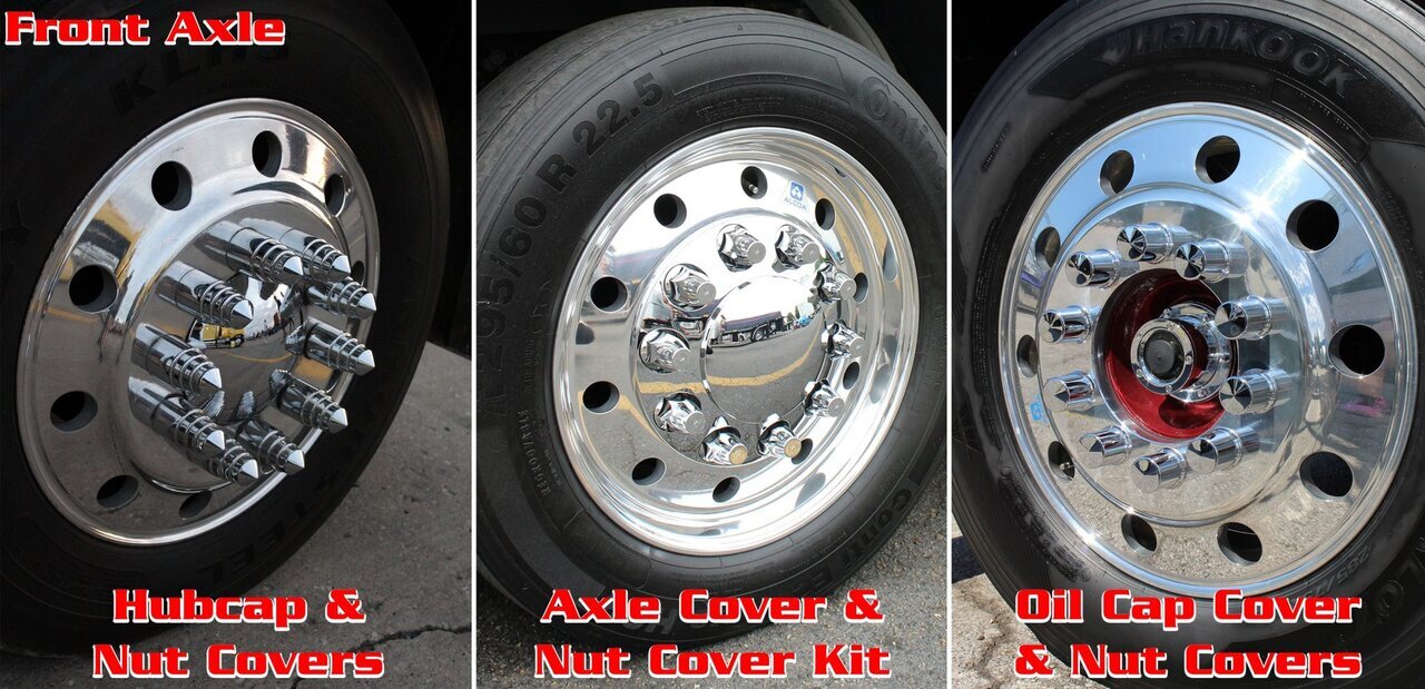 میخ‌های کرومی روی چرخ کامیون‌ها چیست و چه کاربردی دارد؟