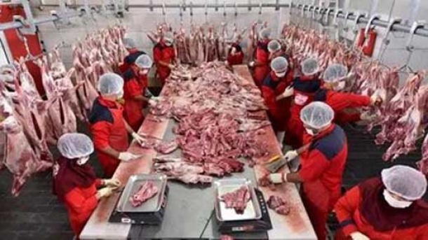 تهاتر گاز مایع با گوشت پاکستانی