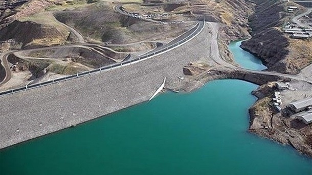 خالی شدن آب سد طالقان شدت گرفت