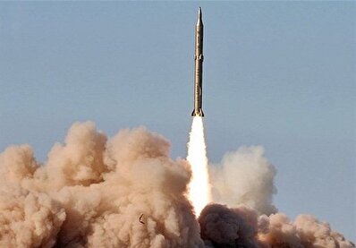 لحظه شگفت انگیز از جدا شدن سرجنگی موشک ایرانی + فیلم