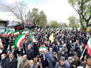 هوایی از خیابان جمهوری در چهلم رهبر شهید انقلاب + فیلم