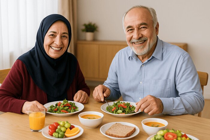 بهترین عادت‌های غذایی سالمندان در گرمای تابستان
