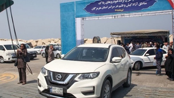 تردد خودروهای پلاک کیش و قشم در استان هرمزگان