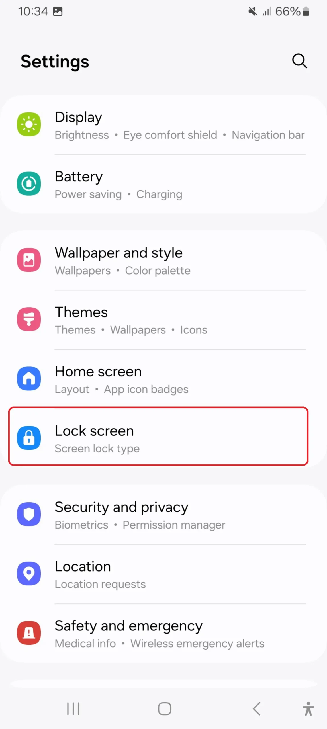 فعال کردن قابلیت Extend Unlock در گوشی سامسونگ مرحله ۱