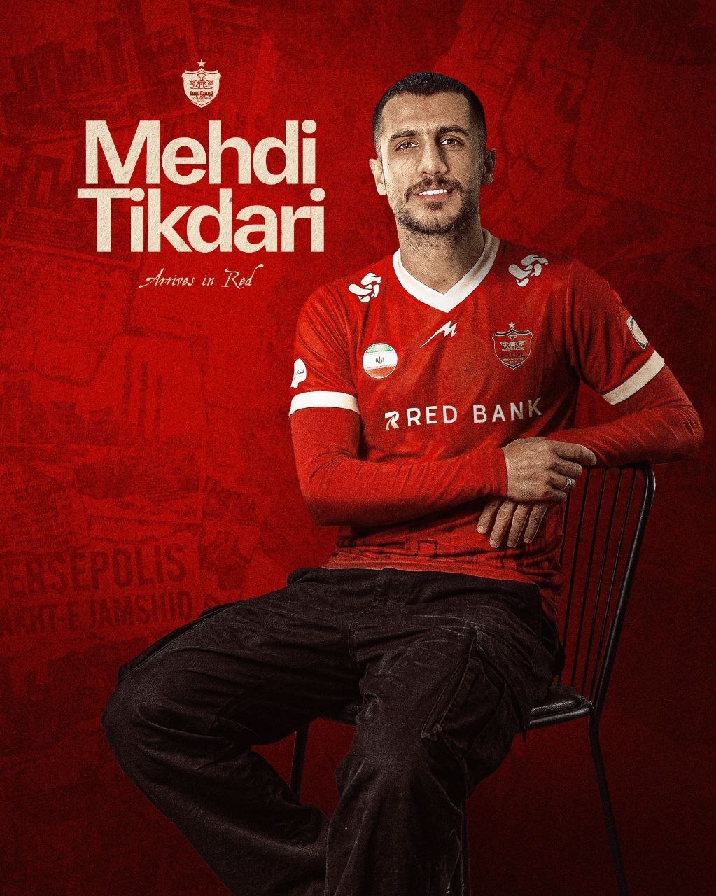 مهدی تیکدری پرسپولیسی شد