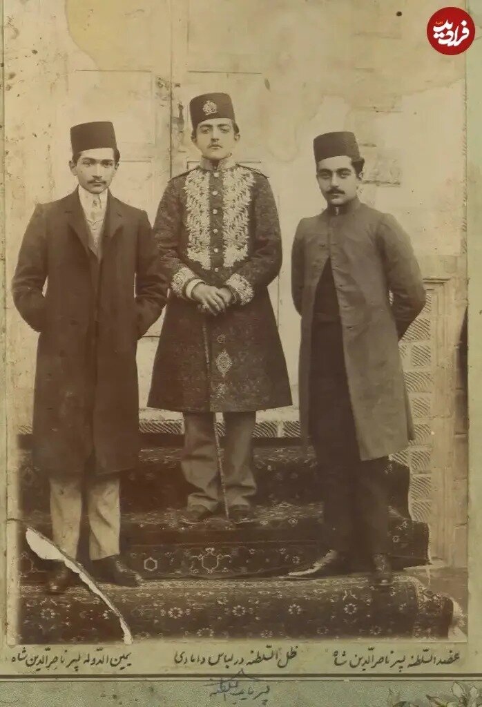 تصویر دیده‌نشده از نوه ناصرالدین شاه در لباس دامادی / ظل‌السلطنه قاجار که بود؟