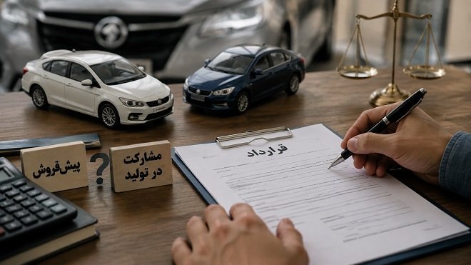 پیش‌فروش خودرو یا مشارکت در تولید؟